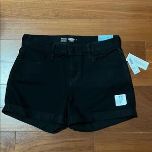 Old Navy Semi-Fitted 3.5” Black High Rise Jeans Size 4